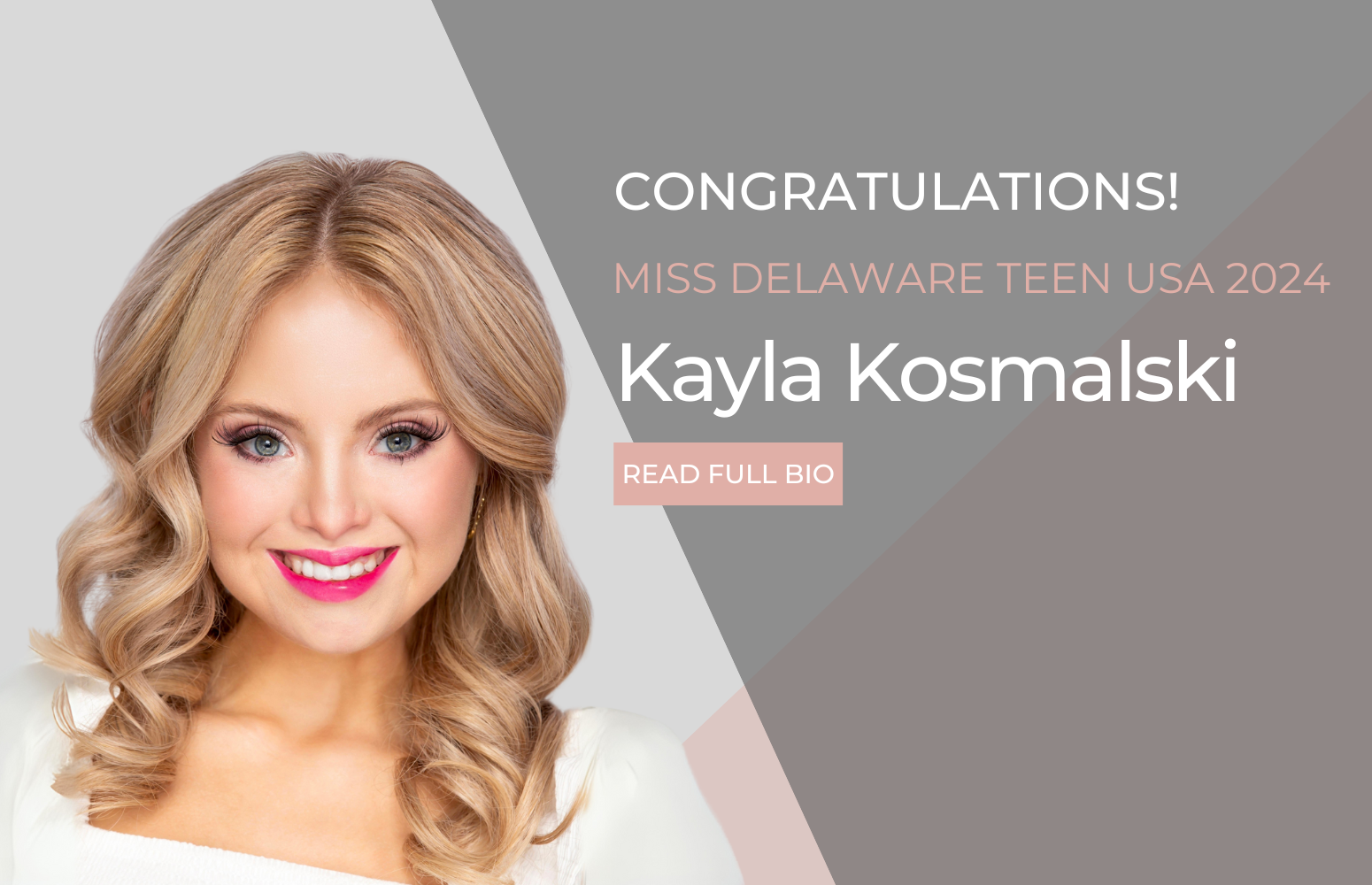 Kayla Kosmalski Miss DE Teen USA 2024